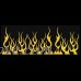 LiteMark Reflective Assorted 4 Inch Flames Sticker Decals for Helmets  Bicycles  Strollers  Wheelchairs and More - Pack of 9 - B07G4GY766
